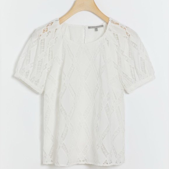Anthropologie Daniel Rainn Anessa Lace Blouse Size XL NWT - Picture 1 of 7